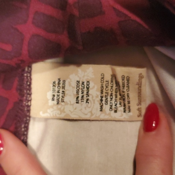 Soft‎ Surroundings SuperSlim Isandra Sz. L Leggings - Picture 12 of 15